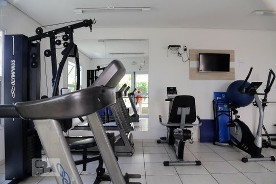 Área Comum - Academia  de apartamento à venda com 2 quartos, 55m² em Vila Andrade, São Paulo
