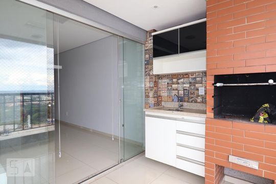 Varanda gourmet de apartamento para alugar com 3 quartos, 81m² em Alto da Glória, Goiânia