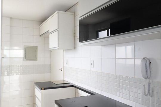 Cozinha de apartamento para alugar com 3 quartos, 81m² em Alto da Glória, Goiânia