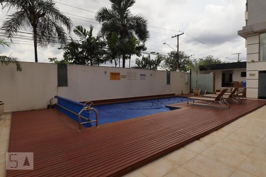 Área comum - Piscina de apartamento para alugar com 3 quartos, 81m² em Alto da Glória, Goiânia