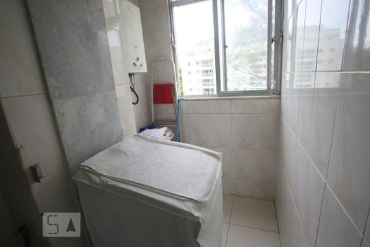 Área de Serviço de apartamento à venda com 3 quartos, 98m² em Pechincha, Rio de Janeiro