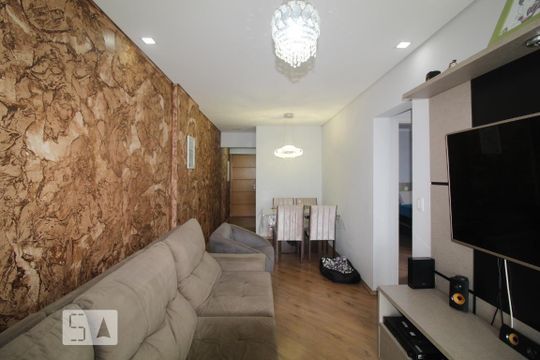 Sala de apartamento para alugar com 2 quartos, 69m² em Fundação, São Caetano do Sul
