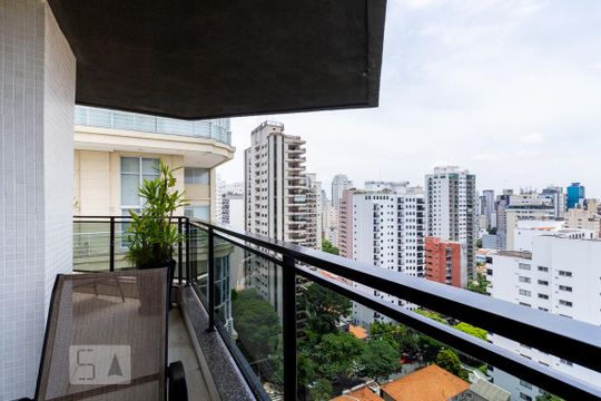 Varanda de apartamento à venda com 2 quartos, 243m² em Indianópolis, São Paulo