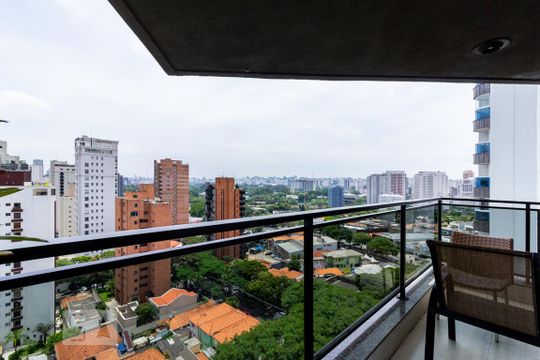 Varanda de apartamento à venda com 2 quartos, 243m² em Indianópolis, São Paulo