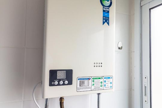 Área de Serviço - Aquecedor de apartamento para alugar com 2 quartos, 46m² em Jardim Utinga, Santo André