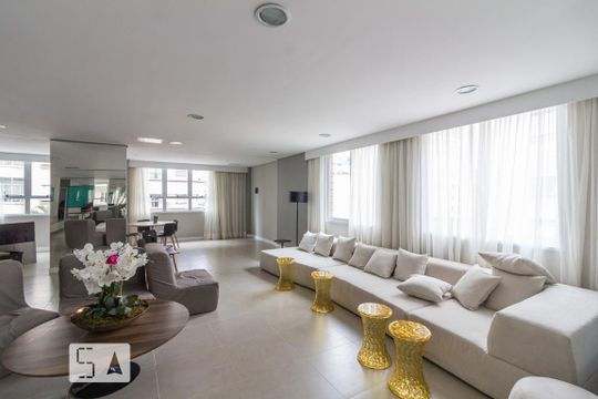 Área comum de apartamento à venda com 1 quarto, 86m² em República, São Paulo
