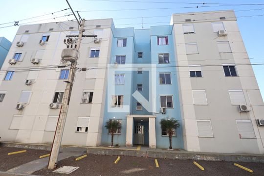 Fachada do bloco de apartamento à venda com 2 quartos, 53m² em Olaria, Canoas