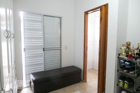 Suíte 1 de casa de condomínio à venda com 2 quartos, 60m² em Limoeiro, São Paulo