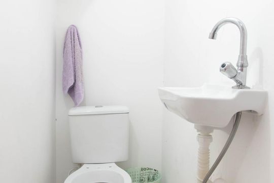 Lavabo de casa de condomínio à venda com 2 quartos, 60m² em Limoeiro, São Paulo