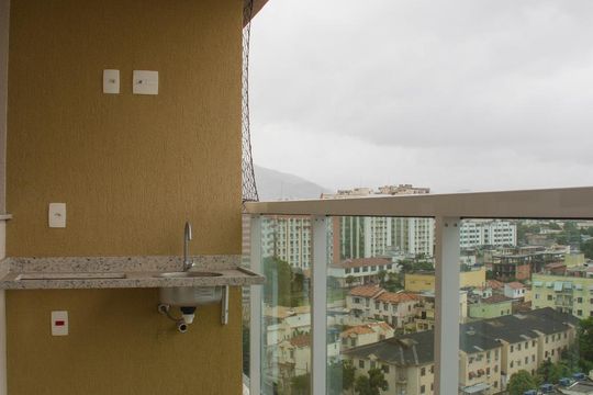 Varanda - Sala de apartamento para alugar com 2 quartos, 55m² em Cachambi, Rio de Janeiro
