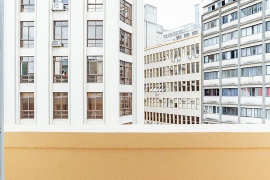 Varanda do Quarto 2 de apartamento à venda com 2 quartos, 65m² em Centro Histórico de São Paulo, São Paulo