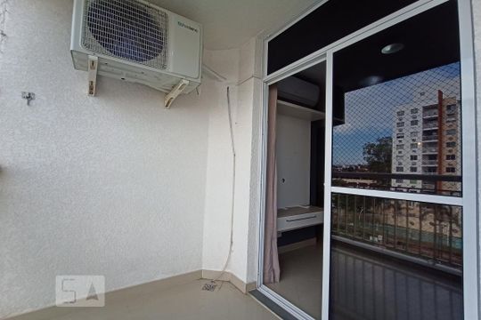 Varanda da Sala de apartamento para alugar com 2 quartos, 48m² em Anil, Rio de Janeiro