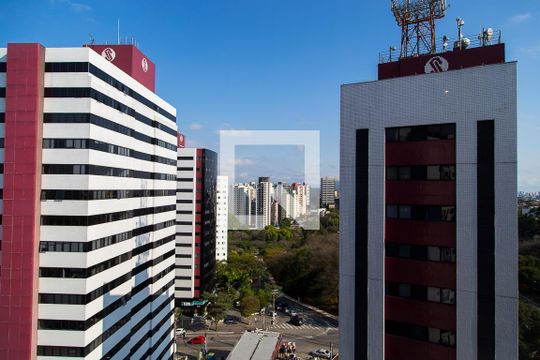 Vista do Quarto de kitnet/studio para alugar com 1 quarto, 26m² em Mirandópolis, São Paulo
