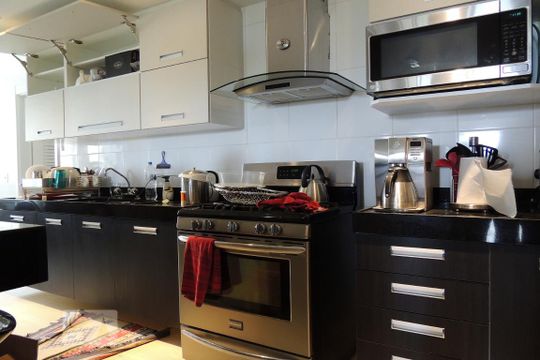 Cozinha - Armários de apartamento para alugar com 3 quartos, 143m² em Jacarepaguá, Rio de Janeiro