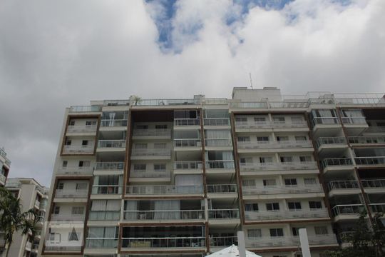 Fachada de apartamento à venda com 4 quartos, 189m² em Recreio dos Bandeirantes, Rio de Janeiro