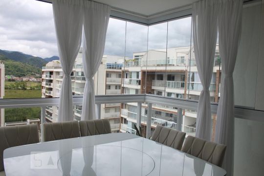Varanda de apartamento à venda com 4 quartos, 189m² em Recreio dos Bandeirantes, Rio de Janeiro