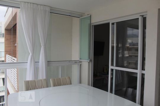 Varanda de apartamento à venda com 4 quartos, 189m² em Recreio dos Bandeirantes, Rio de Janeiro