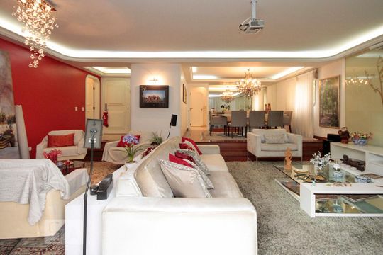 Sala de apartamento para alugar com 3 quartos, 290m² em Santa Cecilia, São Paulo