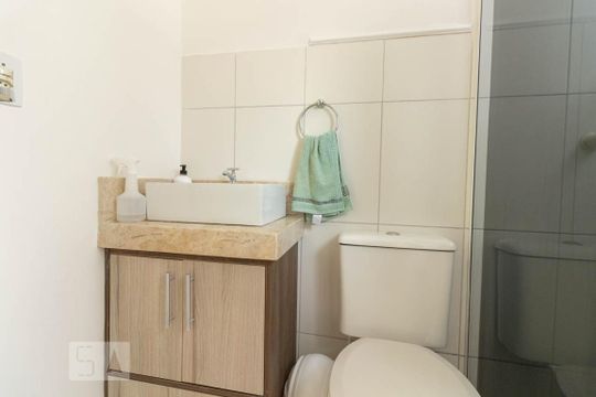 Banheiro Social de apartamento para alugar com 3 quartos, 70m² em Parque Residencial Flamboyant, São José dos Campos