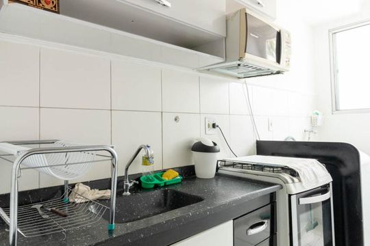 Cozinha de apartamento para alugar com 3 quartos, 70m² em Parque Residencial Flamboyant, São José dos Campos