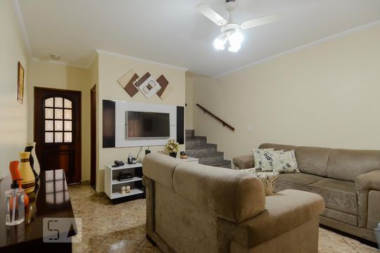 Sala de casa de condomínio à venda com 2 quartos, 102m² em Jardim Cocaia, Guarulhos