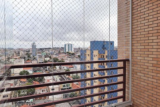 Varanda da Sala de apartamento à venda com 2 quartos, 60m² em Parque das Nações, Santo André