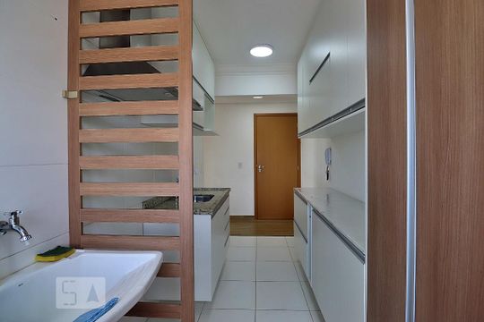 Área de Serviço de apartamento à venda com 2 quartos, 60m² em Parque das Nações, Santo André