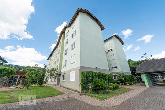 Fachada do bloco de apartamento à venda com 2 quartos, 64m² em Vila Nova, Novo Hamburgo