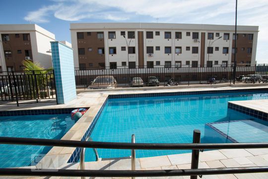 Área comum - piscinas de apartamento para alugar com 2 quartos, 42m² em Distrito de Bonfim Paulista, Ribeirão Preto