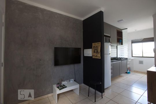 Sala de apartamento para alugar com 2 quartos, 42m² em Distrito de Bonfim Paulista, Ribeirão Preto