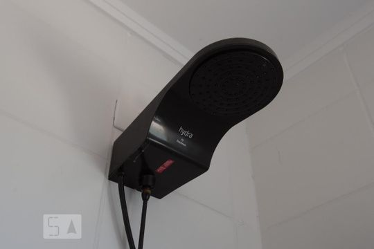 Banheiro social - chuveiro de apartamento para alugar com 2 quartos, 42m² em Distrito de Bonfim Paulista, Ribeirão Preto