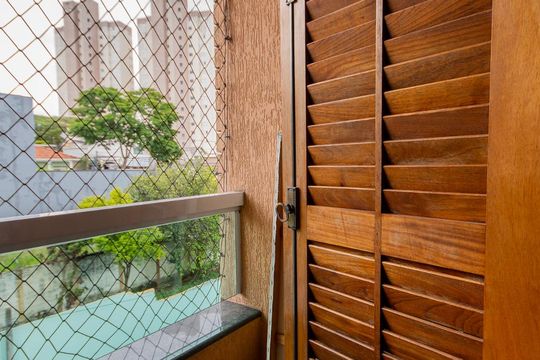 Sacada da Suite 1 de casa à venda com 2 quartos, 130m² em Vila Alzira, Santo André