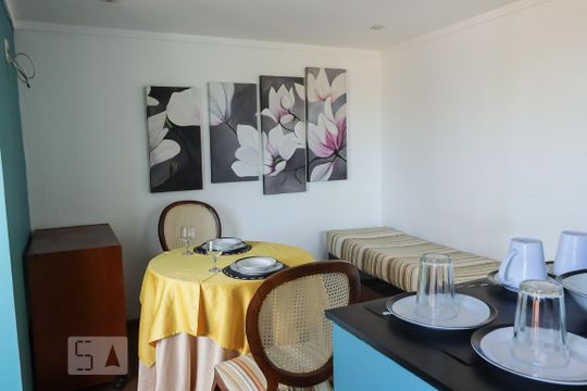 Sala de apartamento para alugar com 1 quarto, 55m² em Campus da Usp, Ribeirão Preto