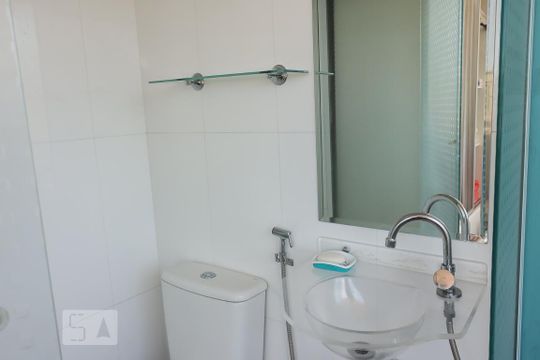 Banheiro de apartamento para alugar com 1 quarto, 55m² em Campus da Usp, Ribeirão Preto