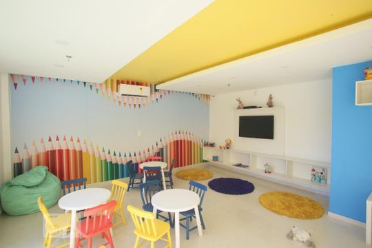 Brinquedoteca de apartamento para alugar com 1 quarto, 40m² em Taquara, Rio de Janeiro