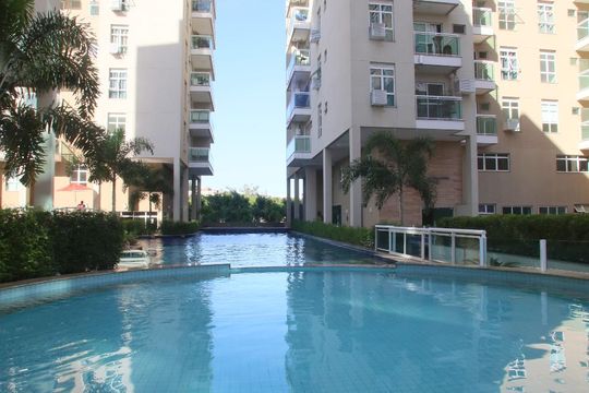 Área comum - Piscina de apartamento para alugar com 1 quarto, 40m² em Taquara, Rio de Janeiro