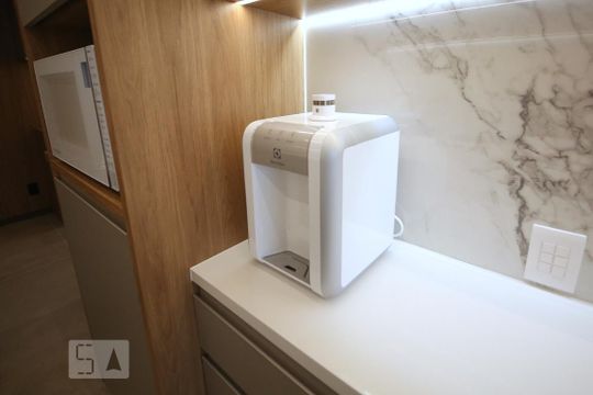 Cozinha de apartamento à venda com 1 quarto, 70m² em Jardim Novo Santo Amaro, São Paulo