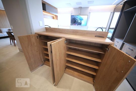 Suíte - Sapateira de apartamento à venda com 1 quarto, 70m² em Jardim Novo Santo Amaro, São Paulo