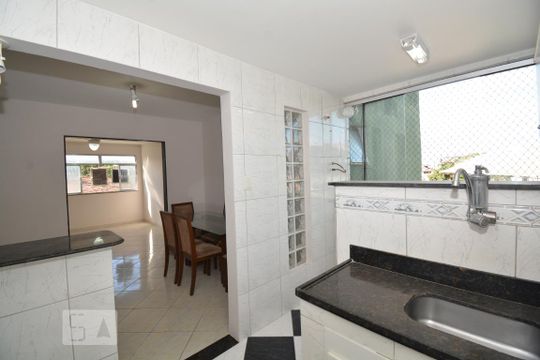 Cozinha e Área de Serviço de apartamento à venda com 2 quartos, 70m² em Vaz Lobo, Rio de Janeiro