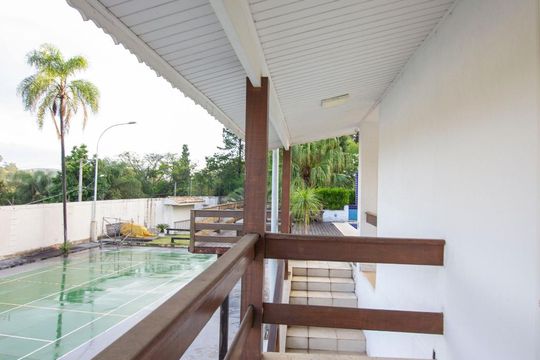 Sacada da Suíte 3 de casa à venda com 8 quartos, 1140m² em Vivenda, Jundiaí