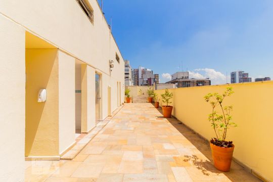 Terraço de apartamento para alugar com 1 quarto, 38m² em Consolação, São Paulo