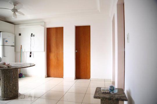 Sala/Cozinha de apartamento para alugar com 3 quartos, 92m² em Aviação, Praia Grande