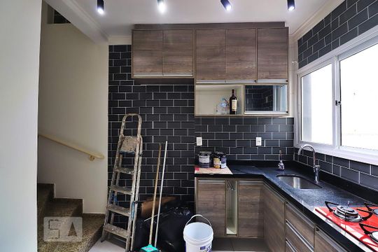 Cozinha de apartamento à venda com 3 quartos, 140m² em Vila Pires, Santo André