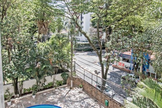 Vista p a Piscina de apartamento para alugar com 3 quartos, 118m² em Brooklin Novo, São Paulo