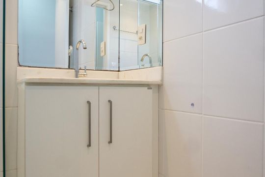 Banheiro da Suíte de apartamento à venda com 2 quartos, 57m² em Limão, São Paulo