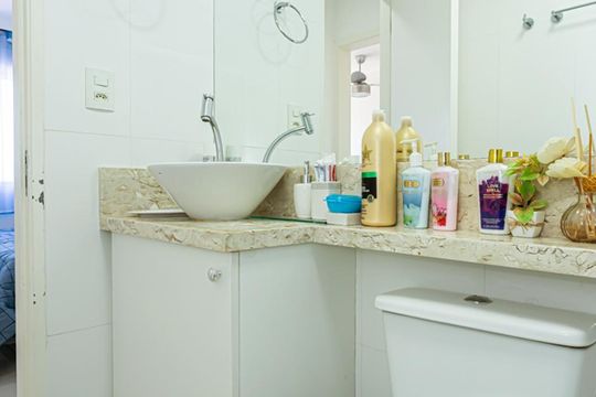 Banheiro de apartamento à venda com 2 quartos, 50m² em Vila Dom Pedro Ii, São Paulo