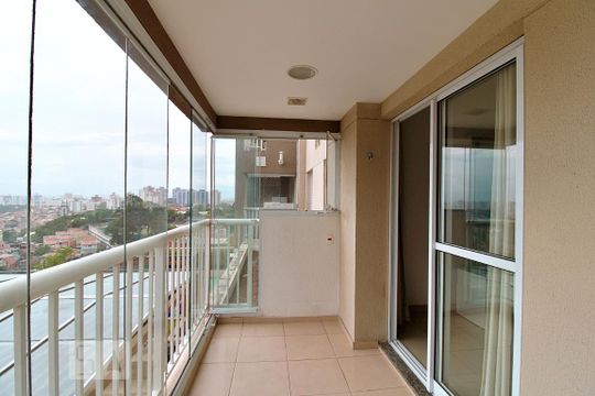 Varanda da Sala de apartamento para alugar com 1 quarto, 45m² em Fazenda Morumbi, São Paulo