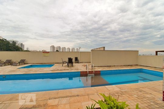 Área comum - Piscina de apartamento para alugar com 1 quarto, 45m² em Fazenda Morumbi, São Paulo