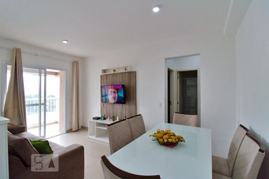 Sala de apartamento para alugar com 1 quarto, 45m² em Fazenda Morumbi, São Paulo