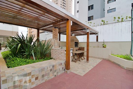 Área comum - Churrasqueira de apartamento para alugar com 1 quarto, 45m² em Fazenda Morumbi, São Paulo